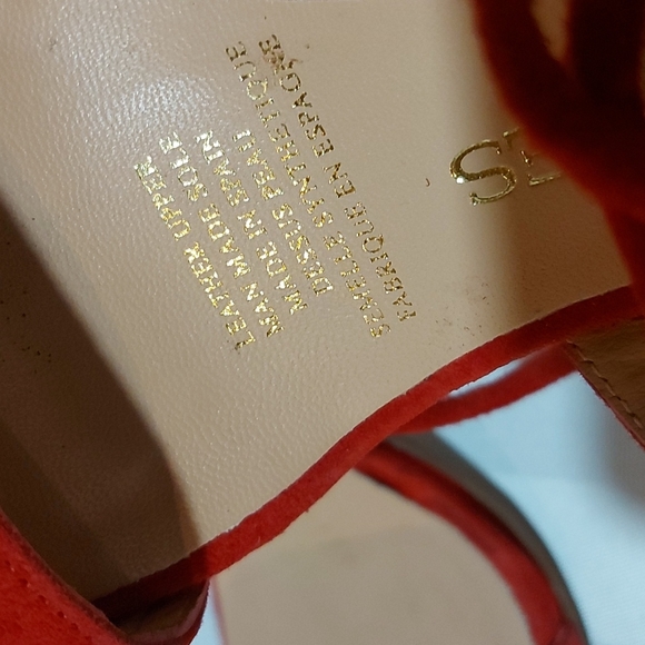 PEDRO MIRALLES RED SUEDE HEELS! - Picture 5 of 8